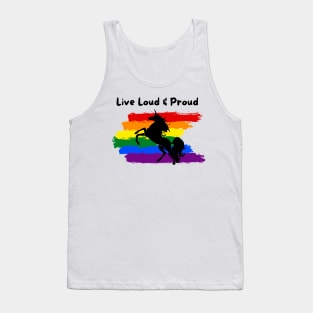 Pride Collection - Live Loud & Proud Tank Top